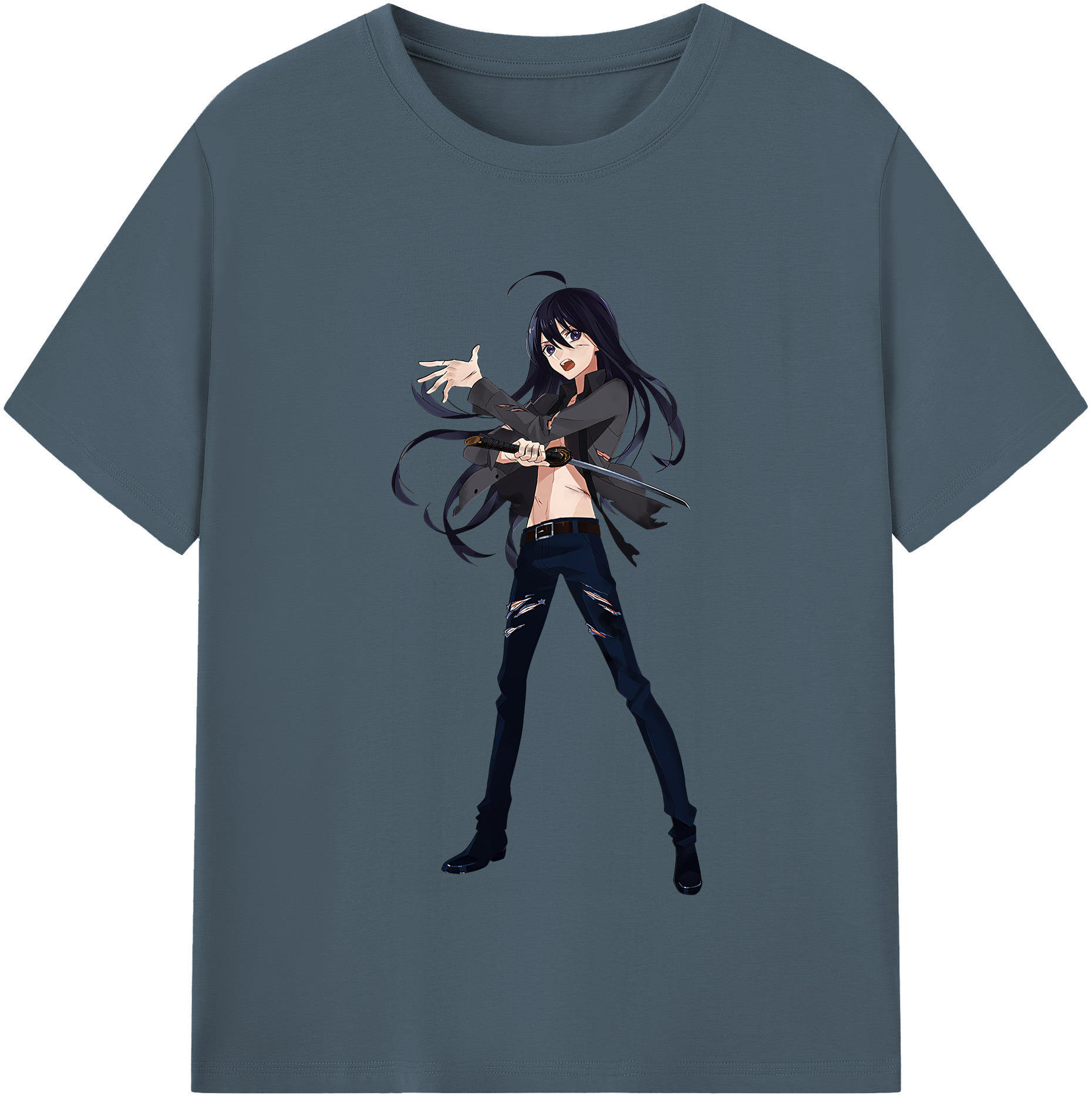 （画像用） 刀剣乱舞 Touken Ranbu 綿100％半袖Tシャツ（フロントプリント）